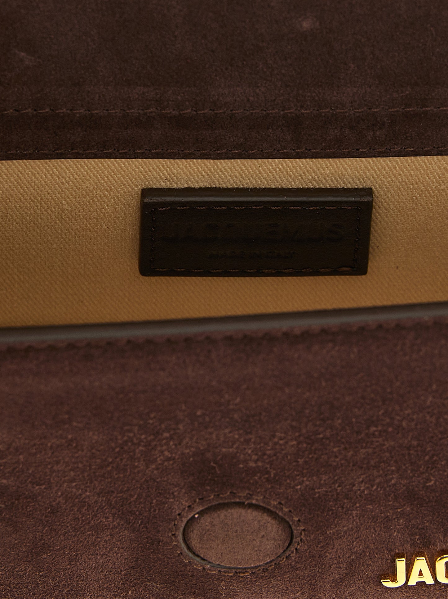 Jacquemus Brown Calfskin Handbag