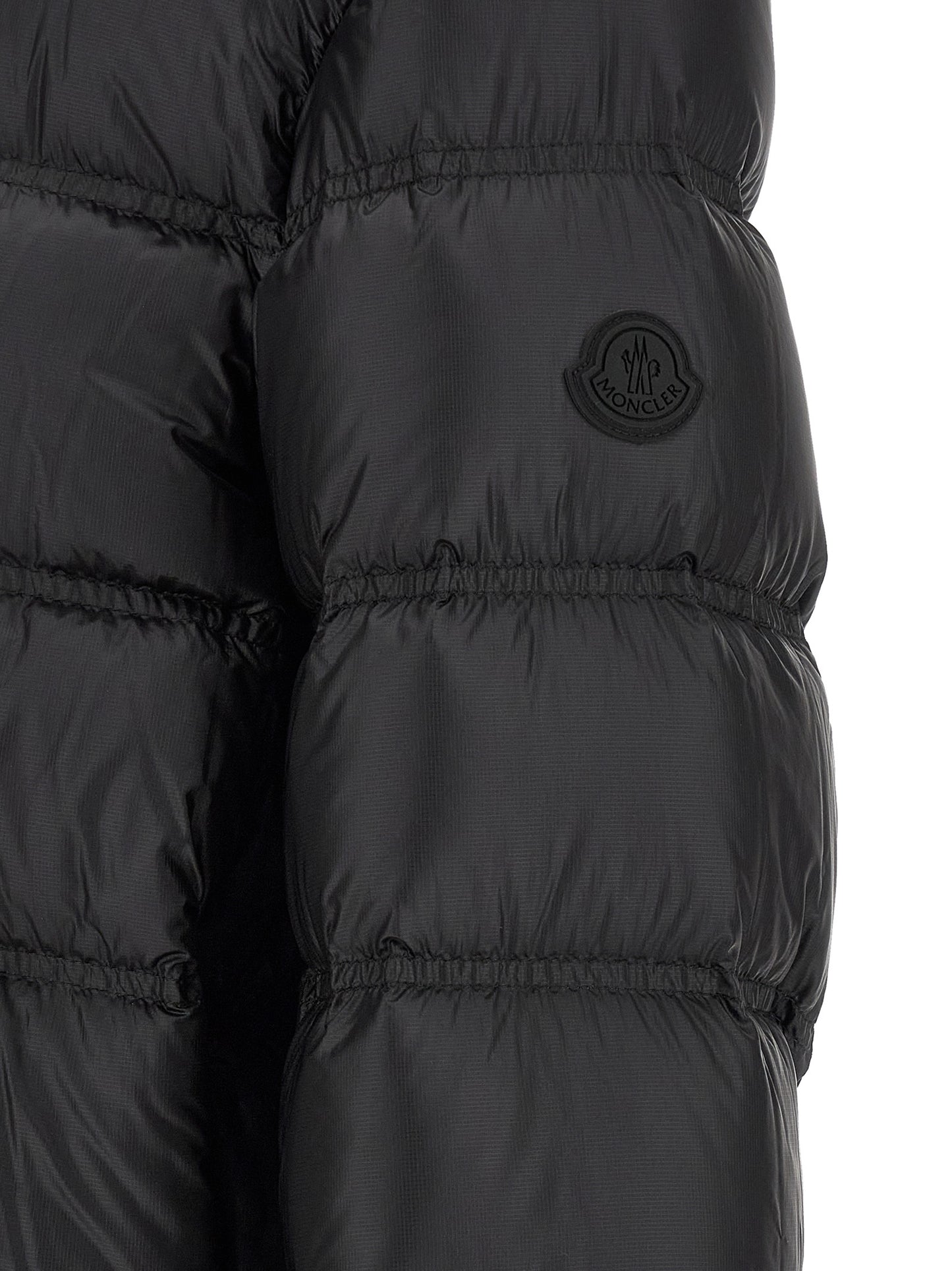 Moncler Black Polyamide Full-Length Jacket