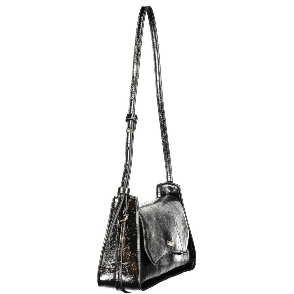 Sac porté épaule Guess Jeans femme Xena en polyuréthane noir – GU-46860