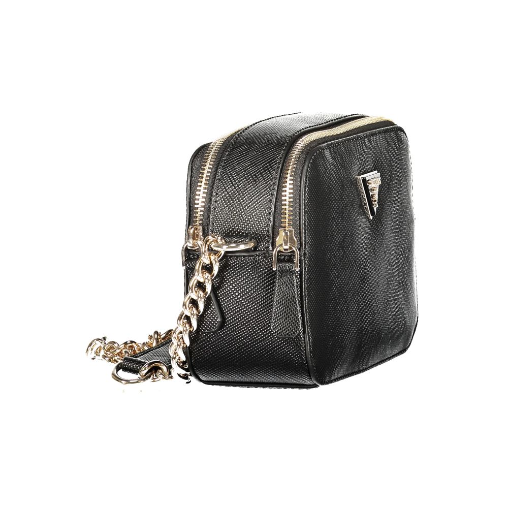 Sac porté épaule Guess Jeans femme Noelle II en polyuréthane noir – GU-46859