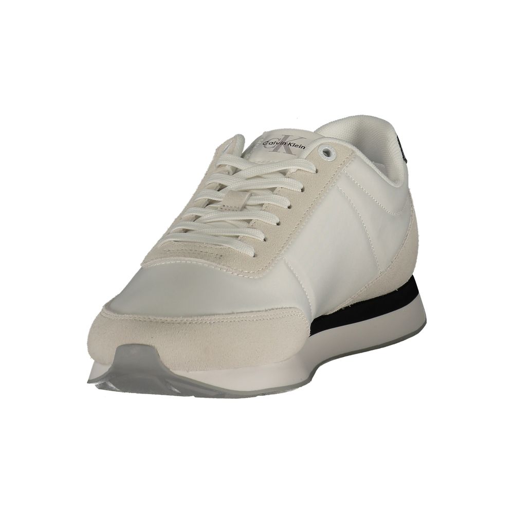 Baskets Calvin Klein homme en polyuréthane blanc – CA-47263