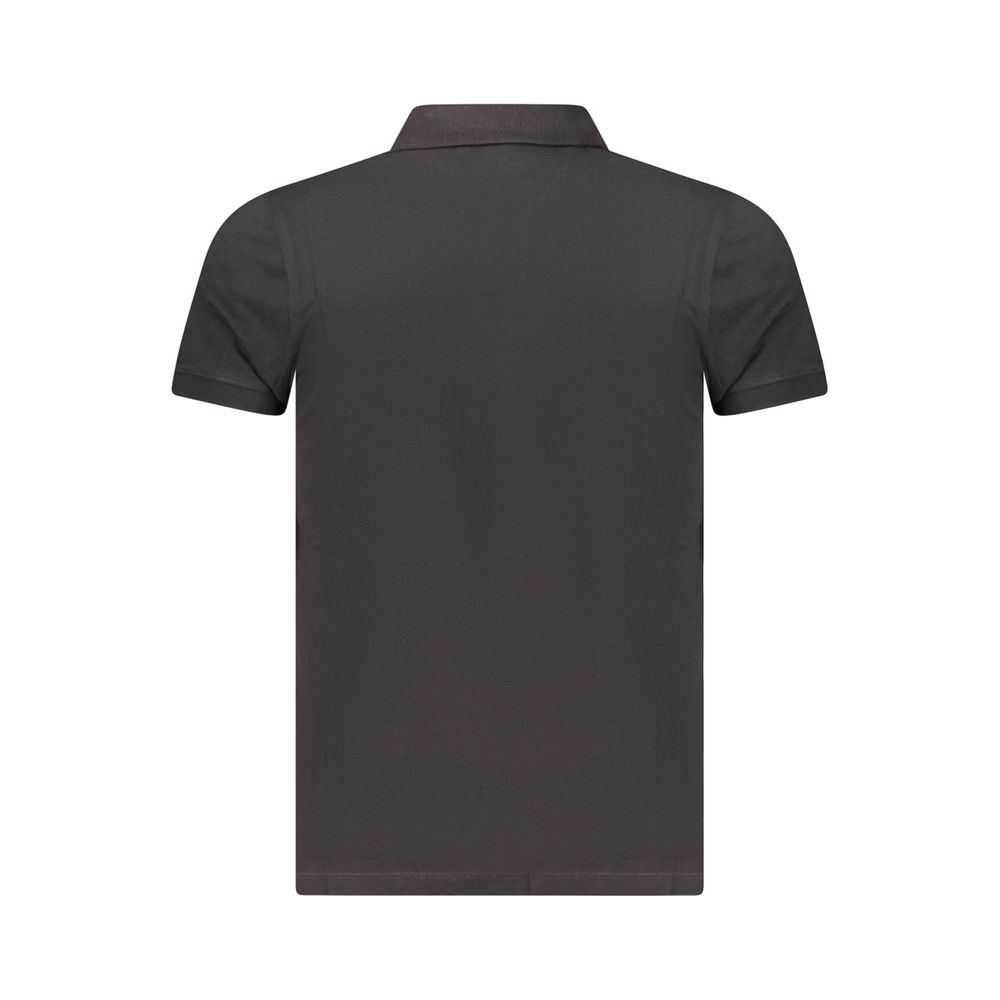 Tommy Hilfiger Black Cotton Men's Polo Shirt