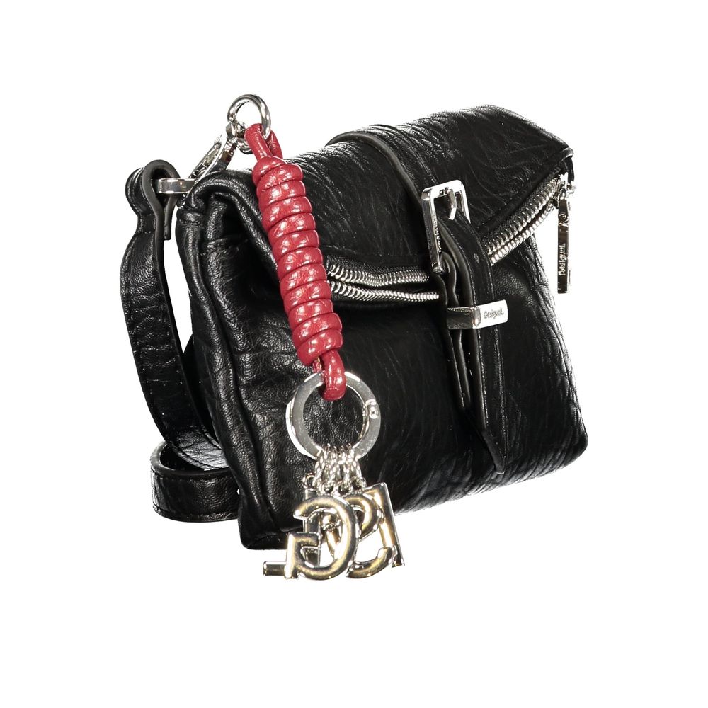 Pochette Desigual femme Mone Micro en polyuréthane noir – DE-47445