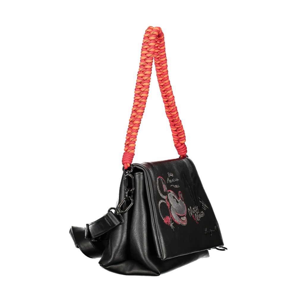 Sac à main Desigual femme Mickey Face Venecia 4.0 en polyuréthane noir – DE-47466