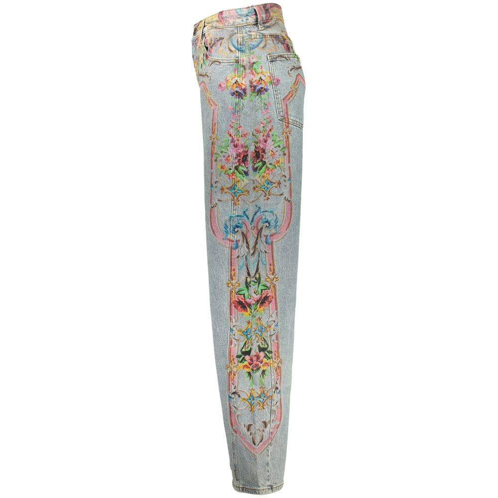 Jean Desigual femme Versalles en coton bleu – DE-47454