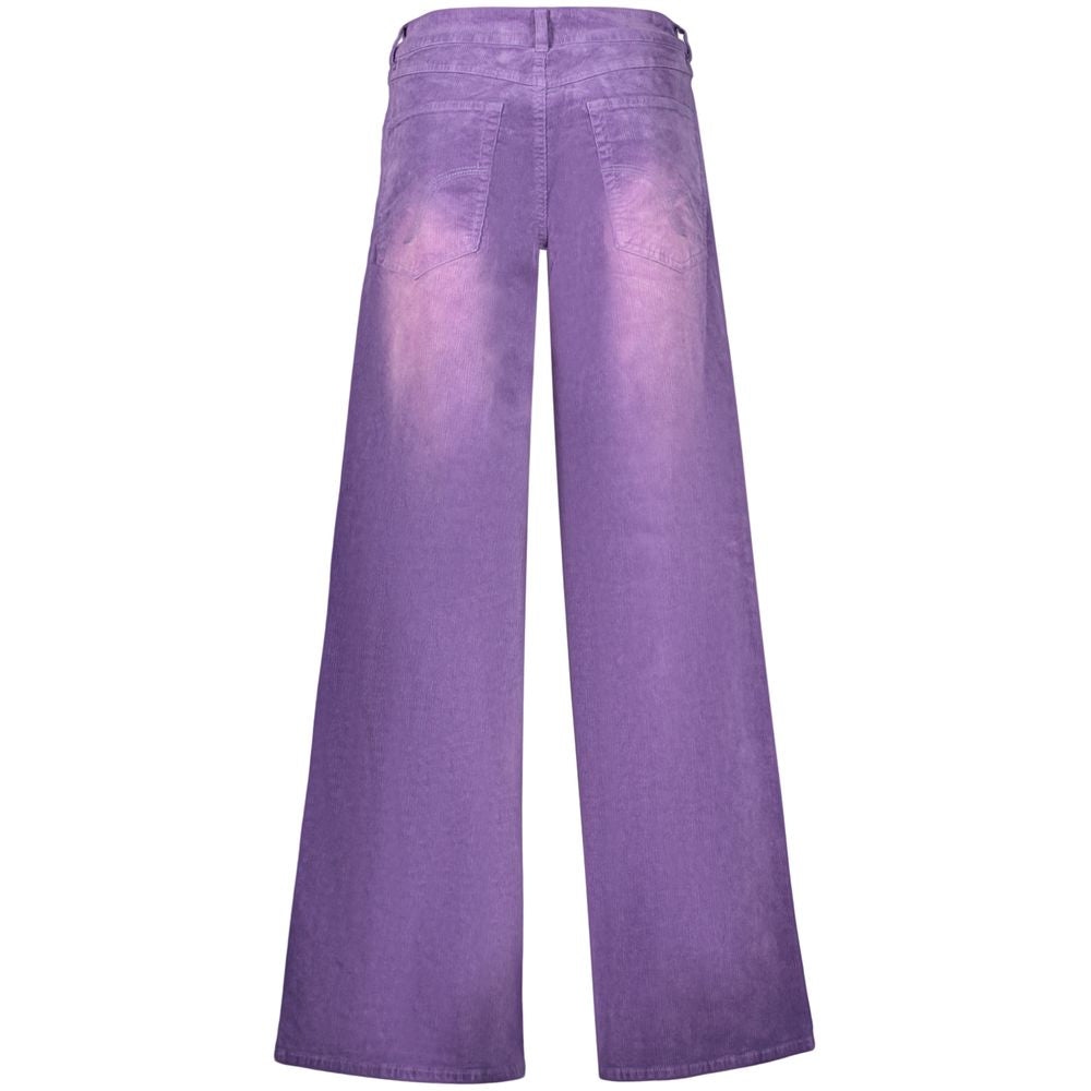 Jean Desigual Porly large en coton violet – DE-47456