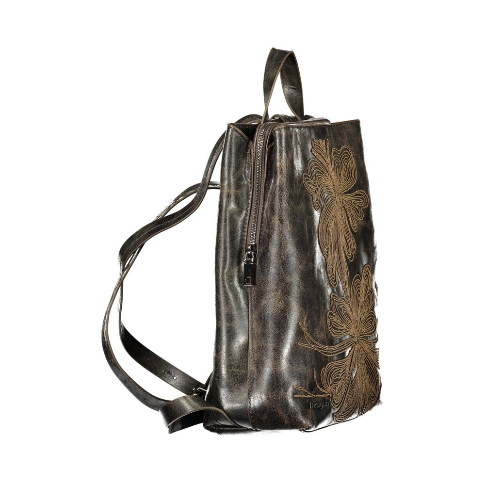 Sac à dos Desigual femme Mistral Sumy Mini en polyuréthane marron – DE-47487