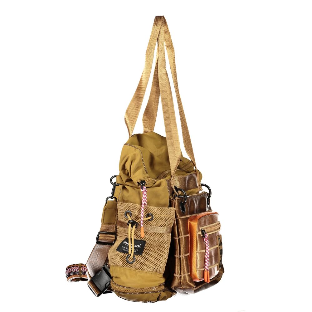 Sac à main Desigual femme Lunivelle Voyager en polyamide beige – DE-47495