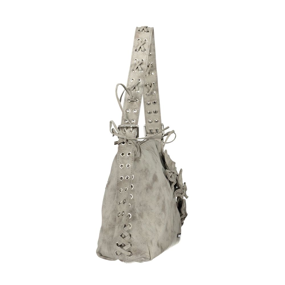 Sac à bandoulière Desigual femme Nickel Leiria en polyuréthane gris – DE-47506
