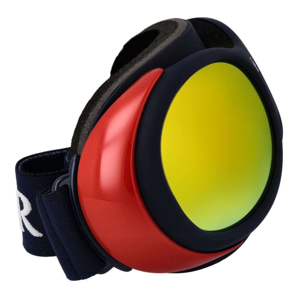 Lunettes de soleil Moncler mixte sport en plastique rouge – MO-1053785