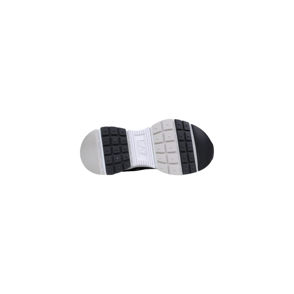 Baskets EA7 Emporio Armani homme en polyester noir et blanc – EA-18720902931