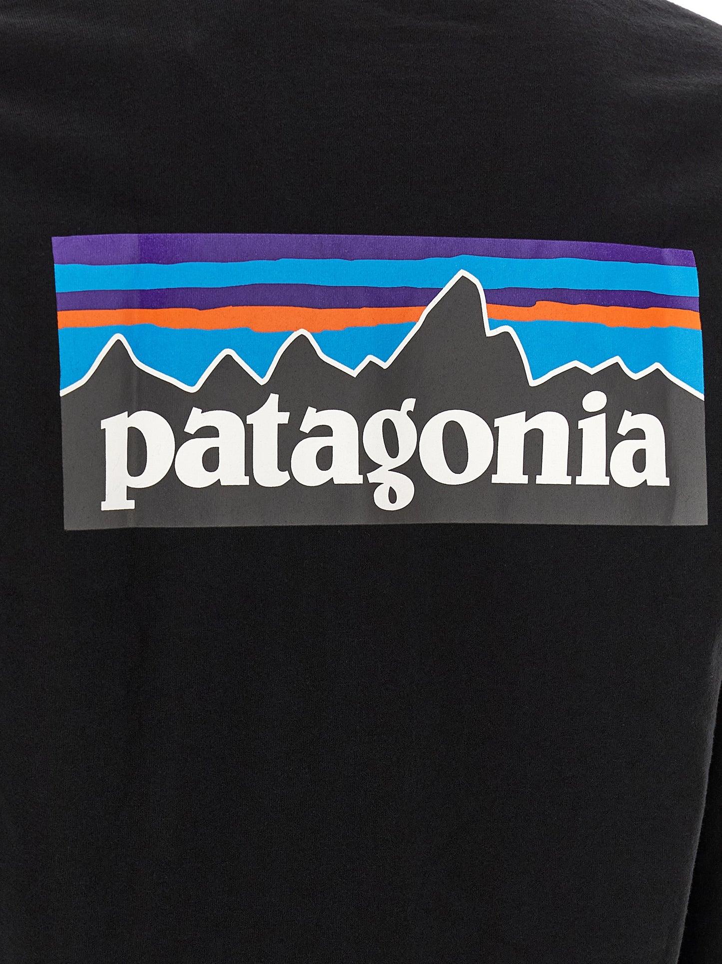 PATAGONIA Black Cotton T-Shirt