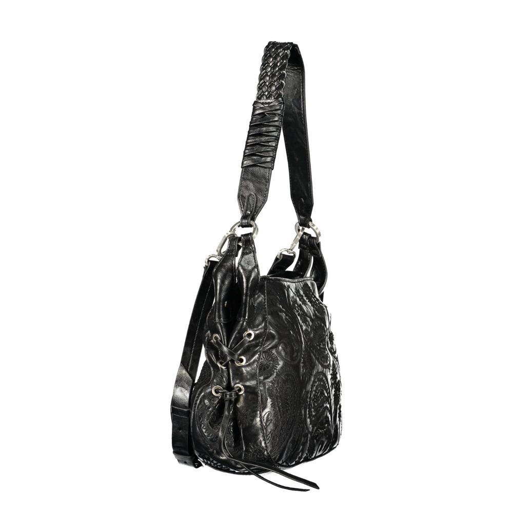 Sac à bandoulière Desigual femme Siroco Quincy en polyuréthane noir – DE-47461