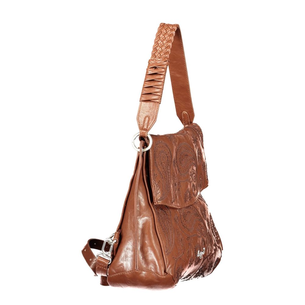 Sac à main Desigual femme Siroco Posada en polyuréthane marron – DE-47502