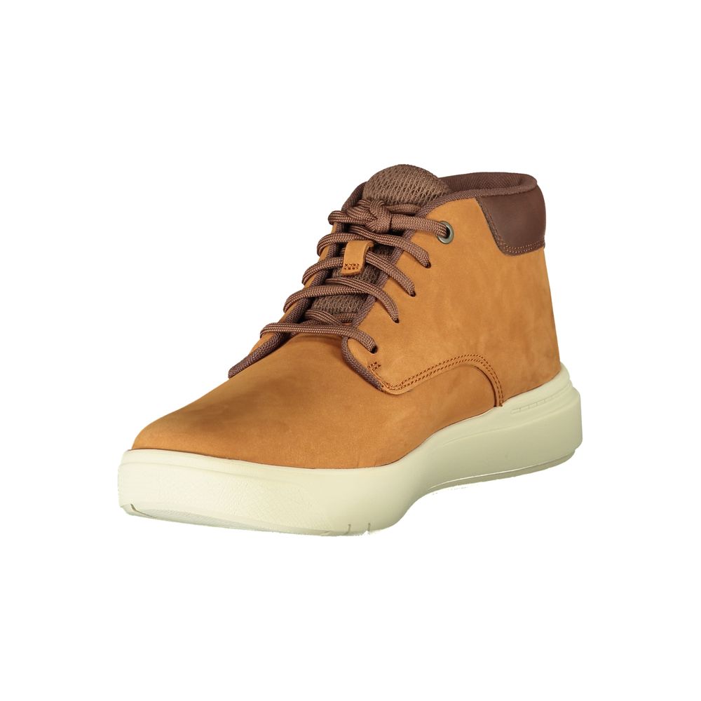 Baskets montantes Timberland homme Seneca Bay Mid Lace en cuir marron – TI-40235