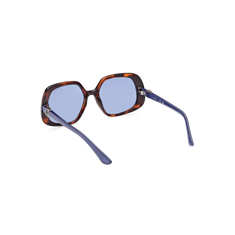 Lunettes de soleil Guess Jeans femme carrées en plastique injecté marron – GU-21482
