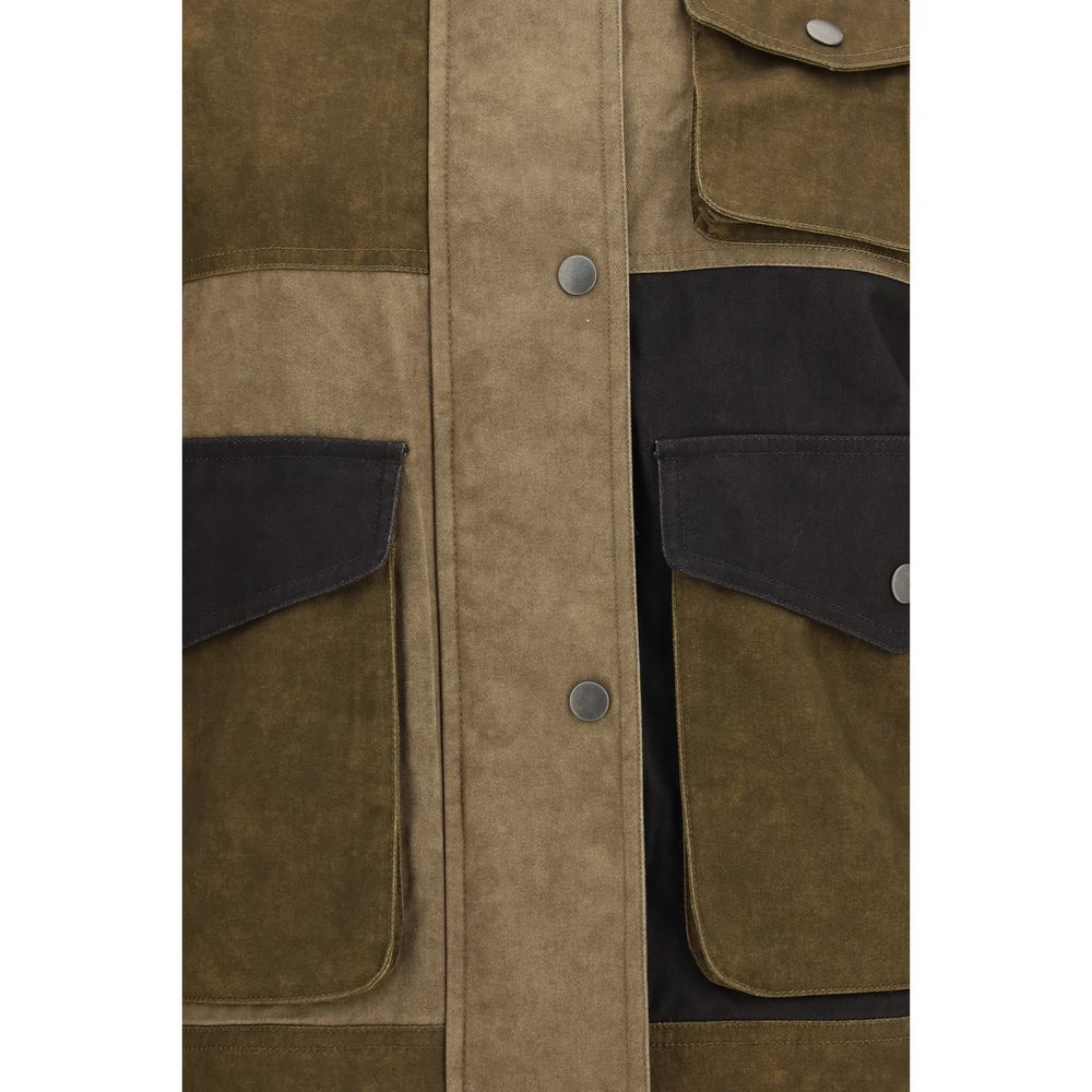 Isabel Marant Étoile Bicolor Cotton Full-Length Jacket