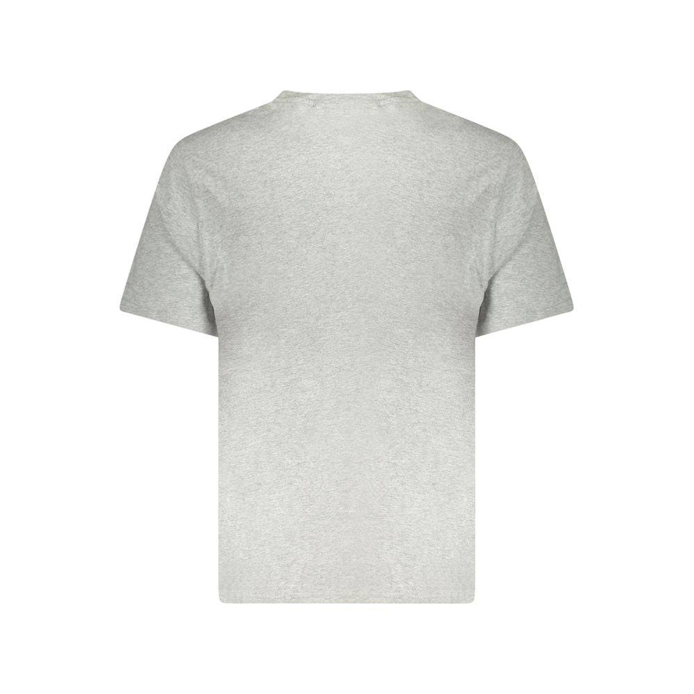T-shirt Converse da uomo in cotone grigio – CO-47645