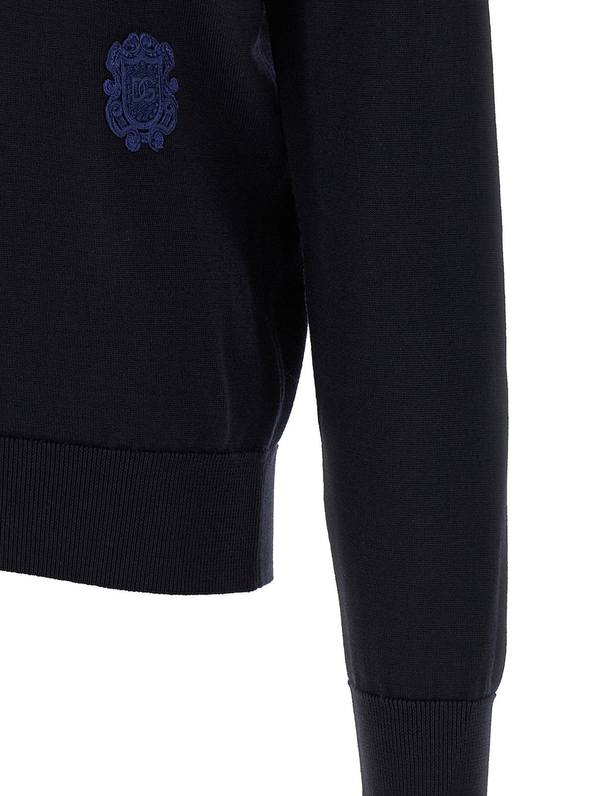 Cardigan Dolce & Gabbana en laine vierge bleue – DO-343696