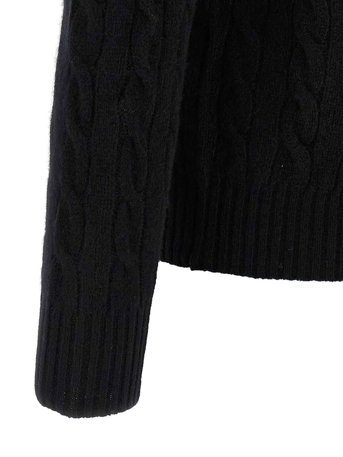 Cardigan Polo Ralph Lauren en laine noire – PO-316320