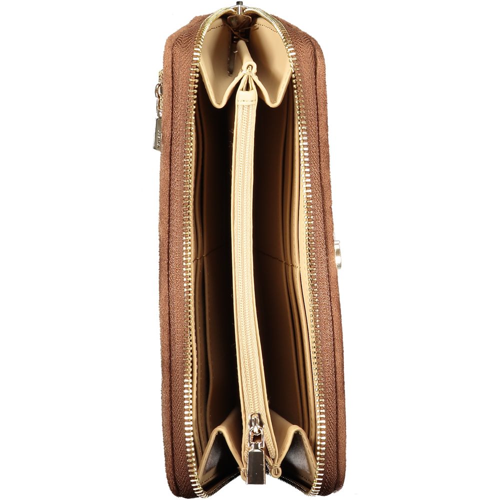 Portefeuille Guess Jeans femme Samantha en polyester beige – GU-47755