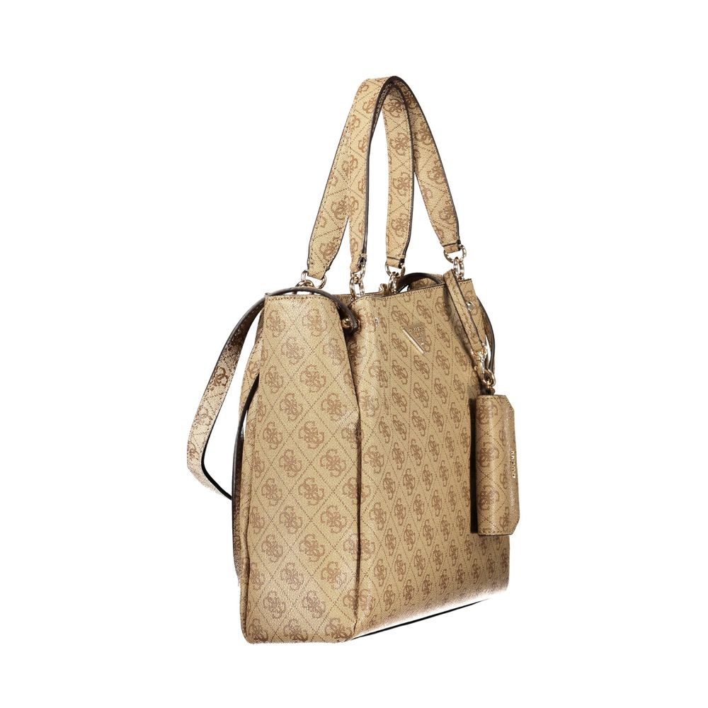 Sac à main Guess Jeans femme en polyuréthane beige – GU-47761