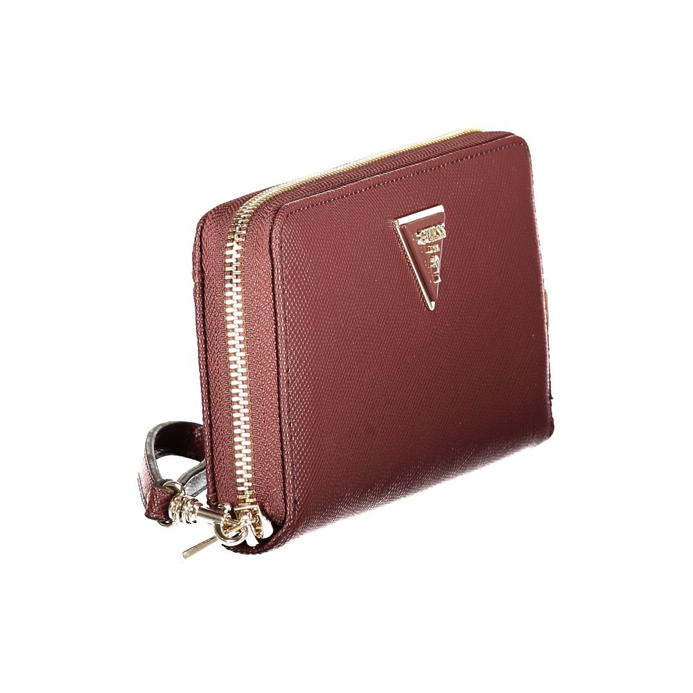 Portefeuille Guess Jeans femme Laurel II en polyuréthane marron – GU-47778