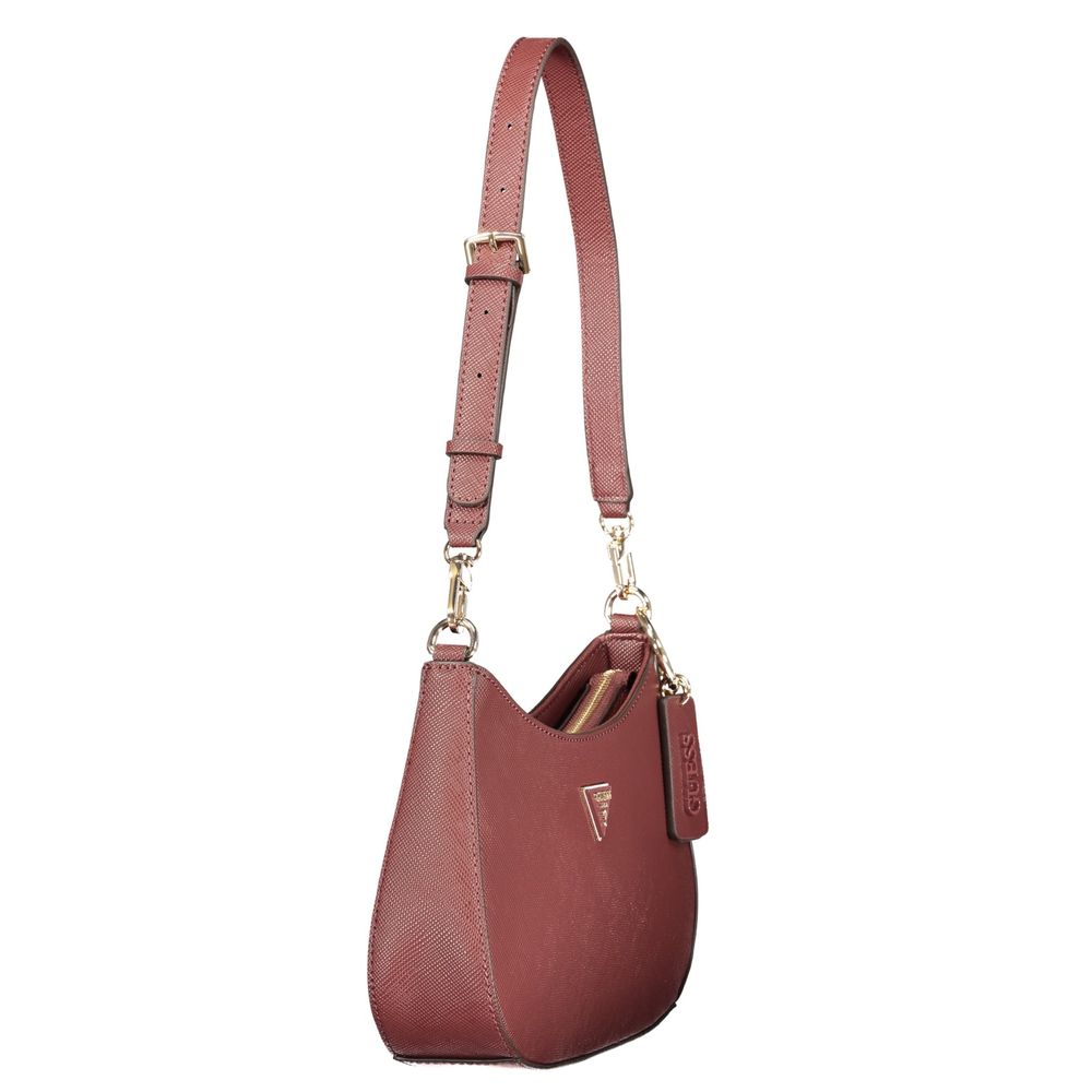 Sac bandoulière Guess Jeans femme Noelle II en polyuréthane marron – GU-47786