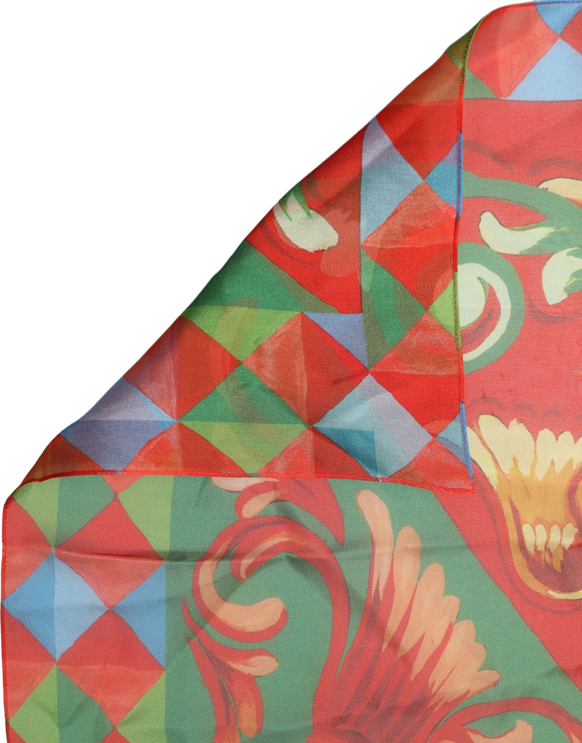 Foulard Dolce & Gabbana femme en soie multicolore – MS7611