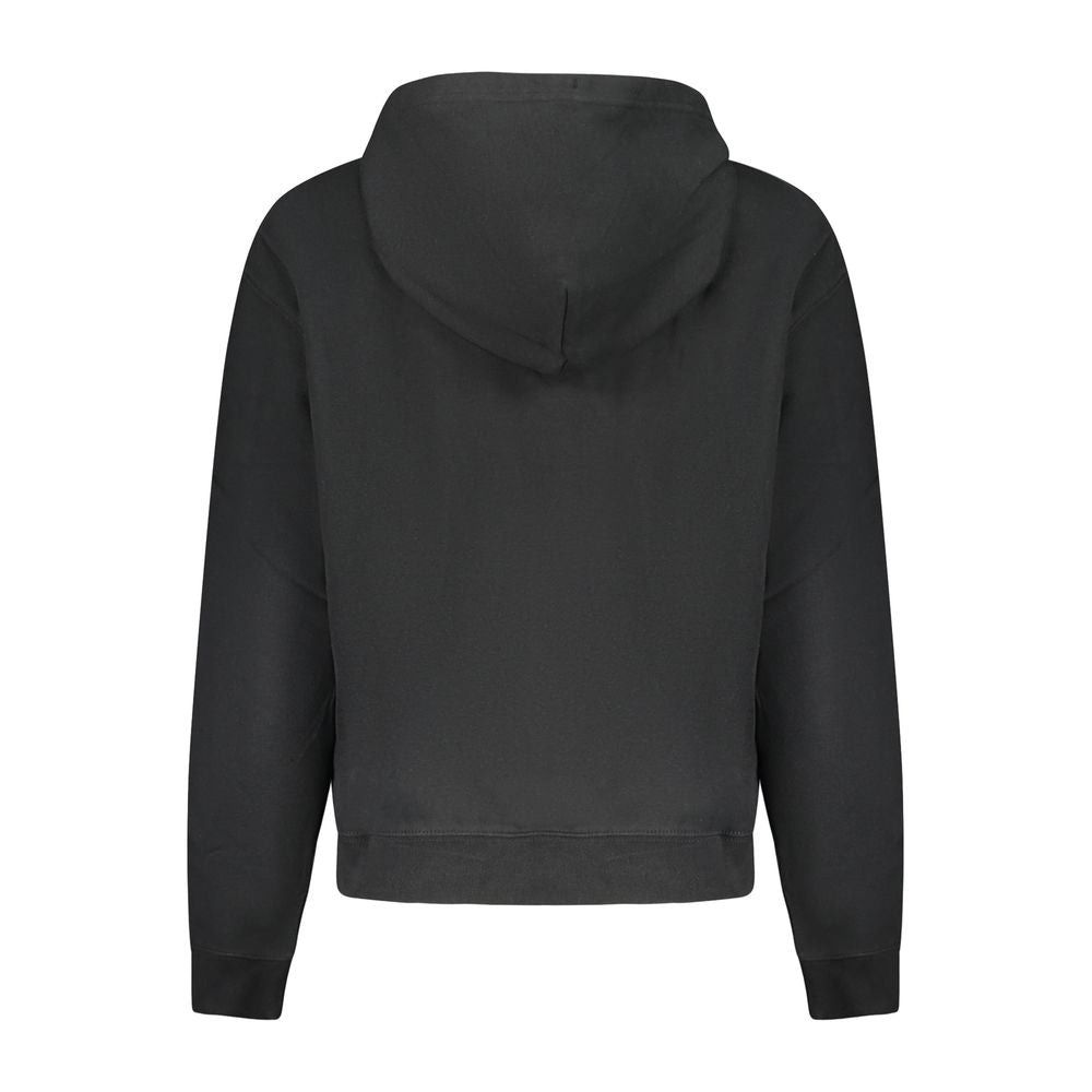 Sweat à capuche Converse femme en coton noir – CO-47910