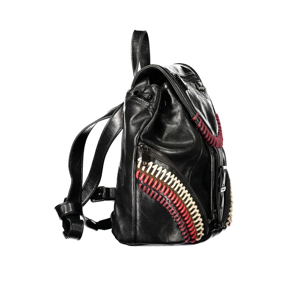 Sac à dos Desigual femme Sonique Tula Mini en polyuréthane noir – DE-47968