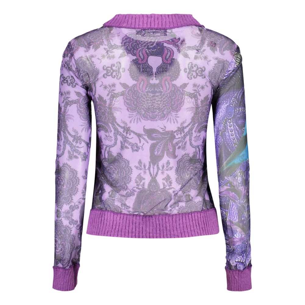 T-shirt Desigual femme en polyester violet – DE-47928