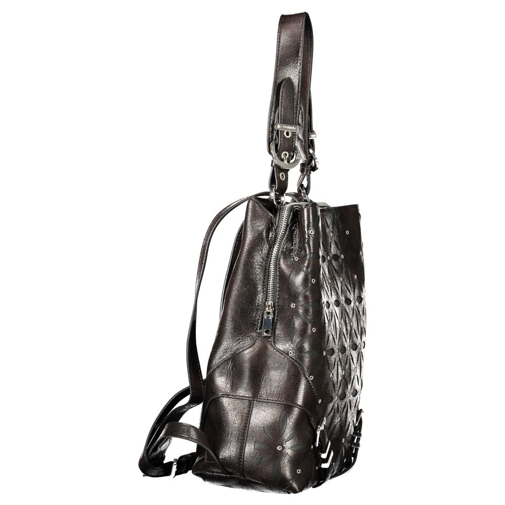 Sac à dos Desigual femme Coriolis Sumy en polyuréthane noir – DE-47993