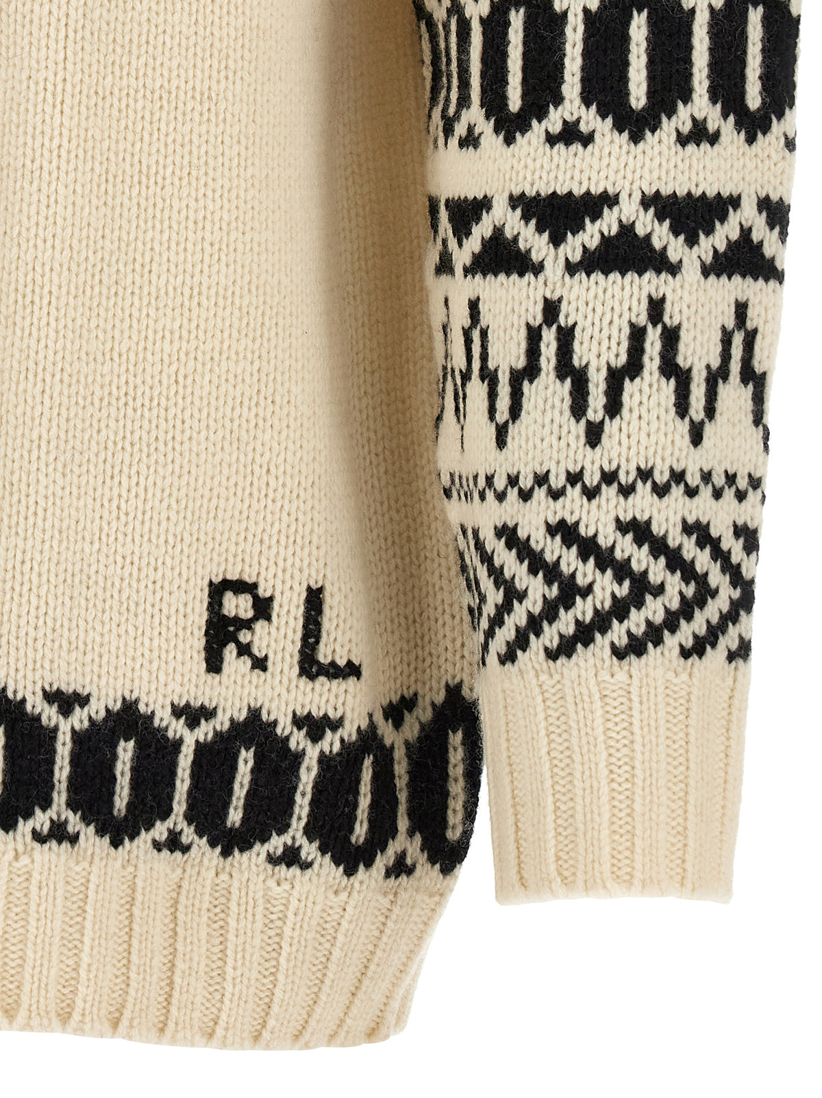 Polo Ralph Lauren Bicolor Wool Cardigan