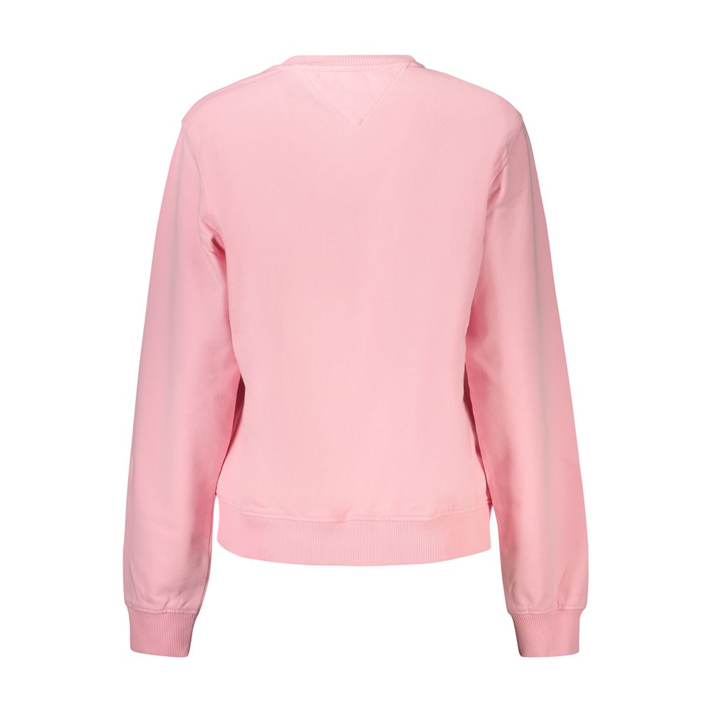 Sweat-shirt Tommy Hilfiger femme en coton rose – TO-48048