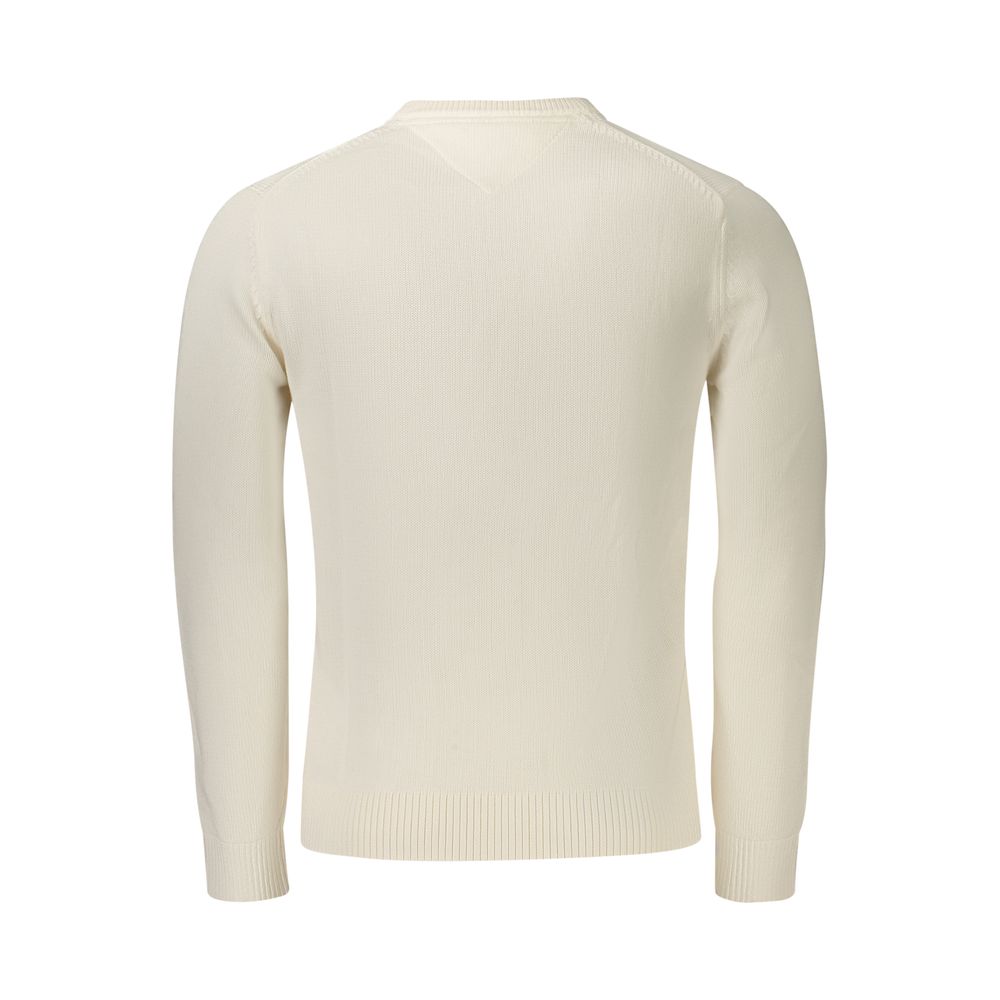 T-shirt Tommy Hilfiger homme manches longues en coton bio blanc – TO-48062