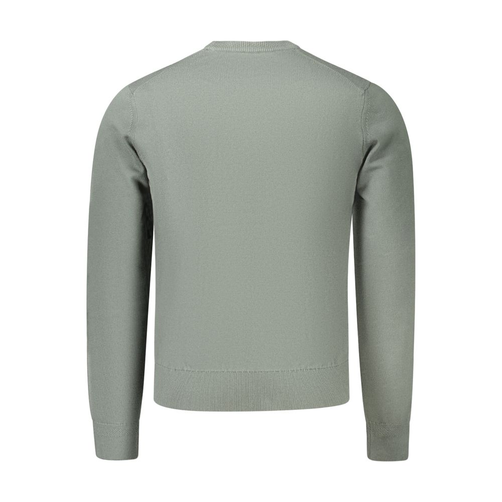 Pull Hugo Boss homme en coton et cachemire vert – BO-48139