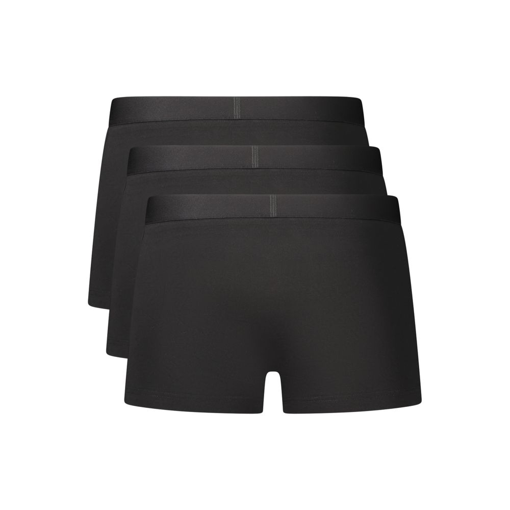 Boxer Hugo Boss homme lot de trois en coton noir – BO-48137