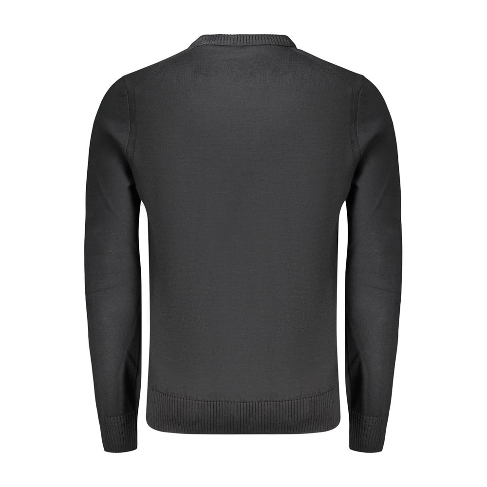 Pull Hugo Boss homme en laine et acrylique noir – BO-48155