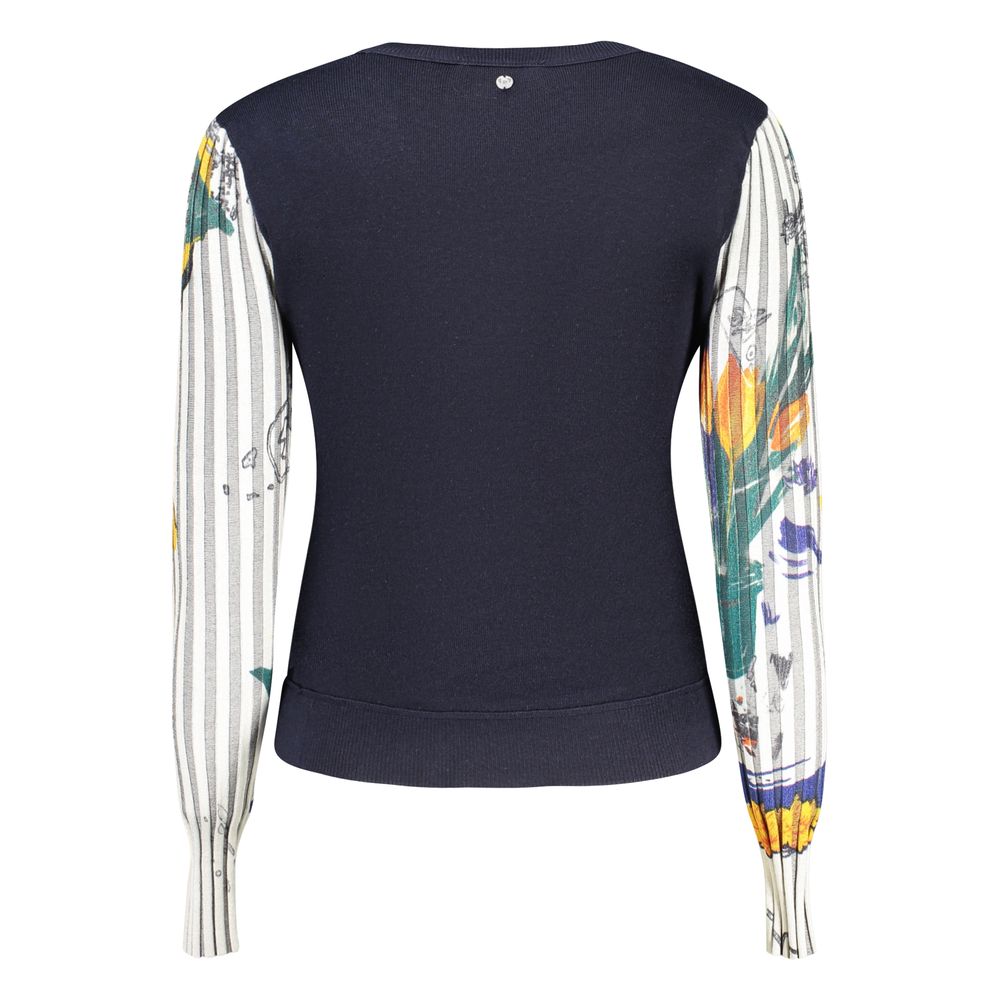 Pull Desigual femme en laine bleu marine – DE-48298