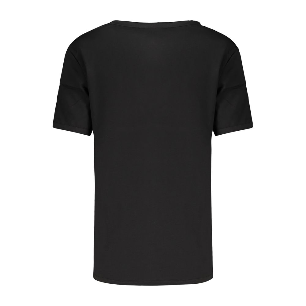 T-shirt Desigual femme tulipes en coton noir – DE-48351