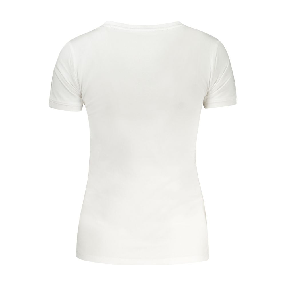 Guess Jeans Bianco Cotton Women T-Shirt