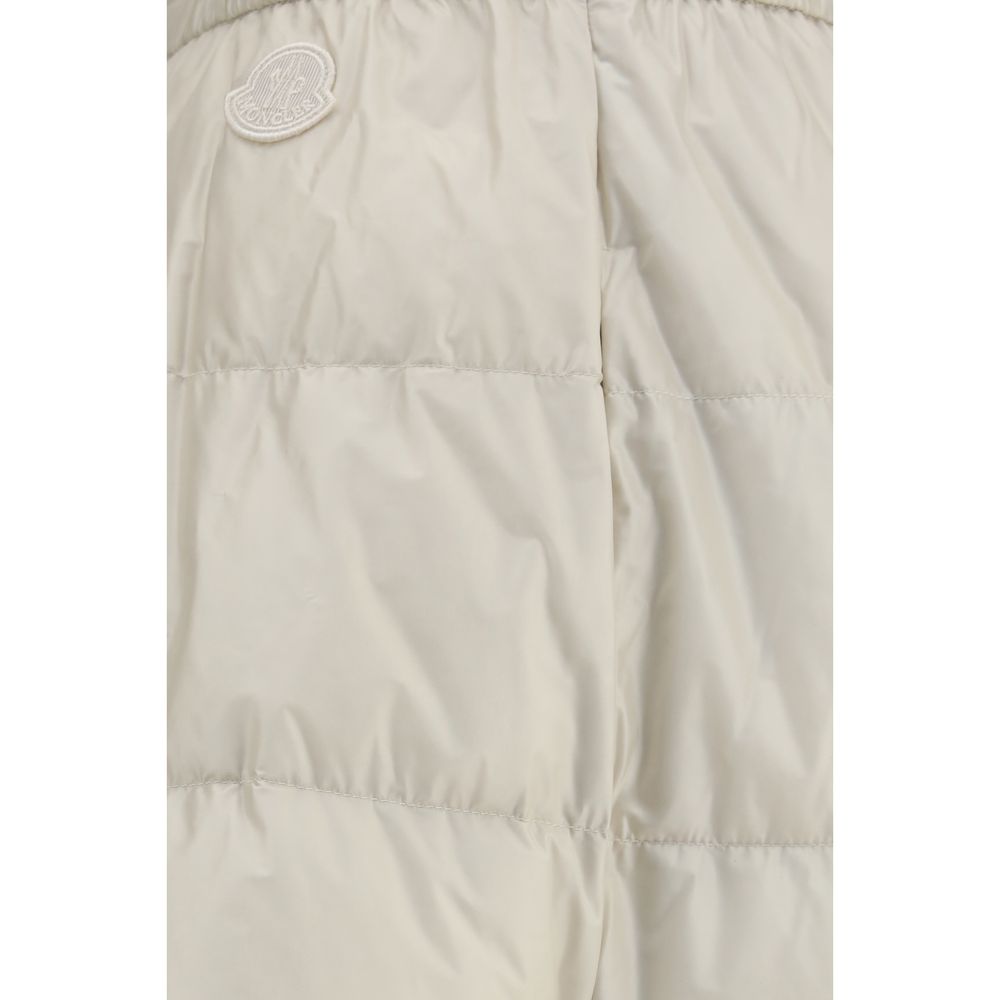 Moncler Beige Nylon Midi Skirt