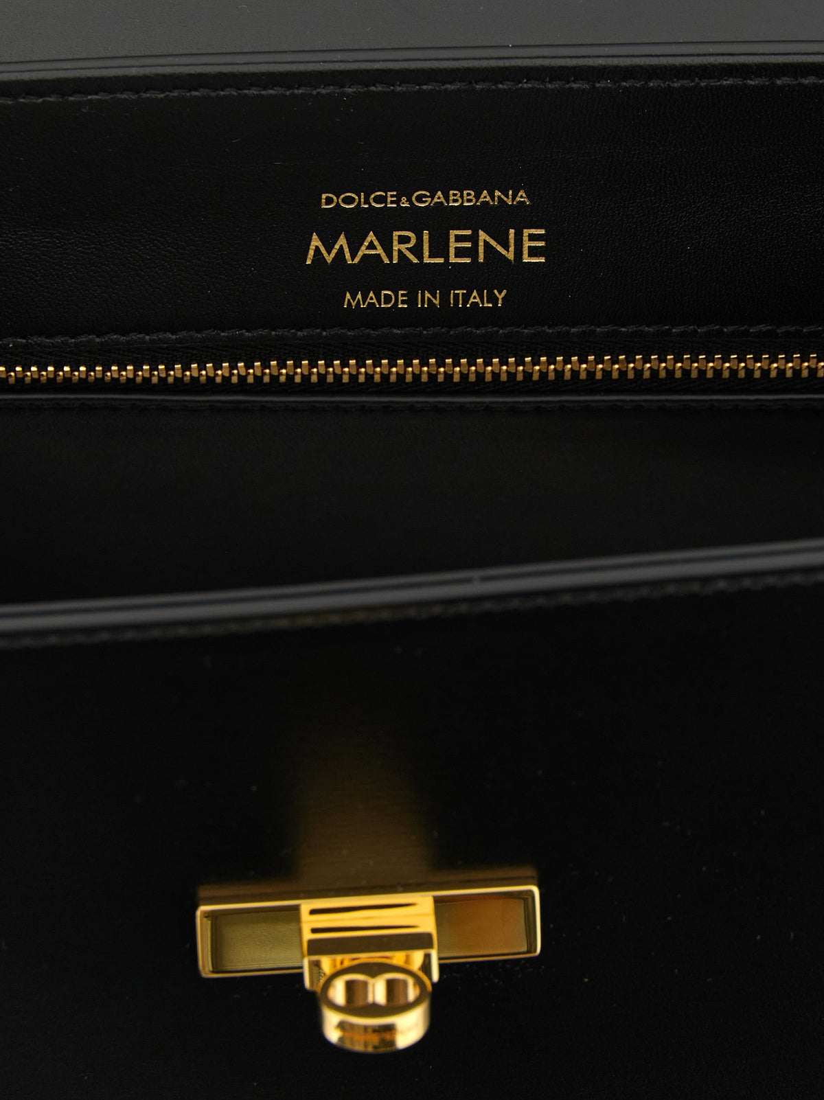 Dolce & Gabbana Damenhandtasche Marlene aus schwarzem Lammleder – DO332997BM