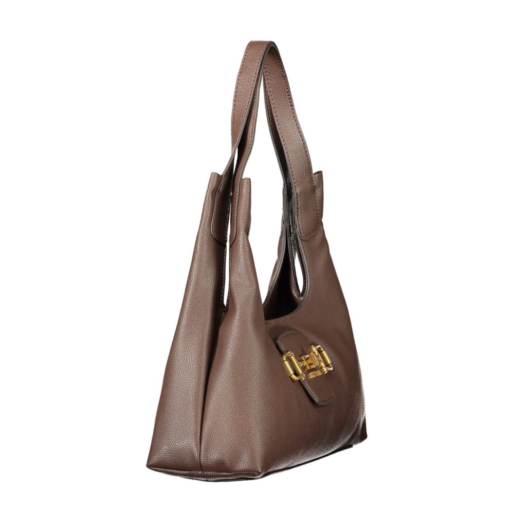 Sac porté épaule Guess Jeans femme Sunset en polyuréthane marron – GU-48502