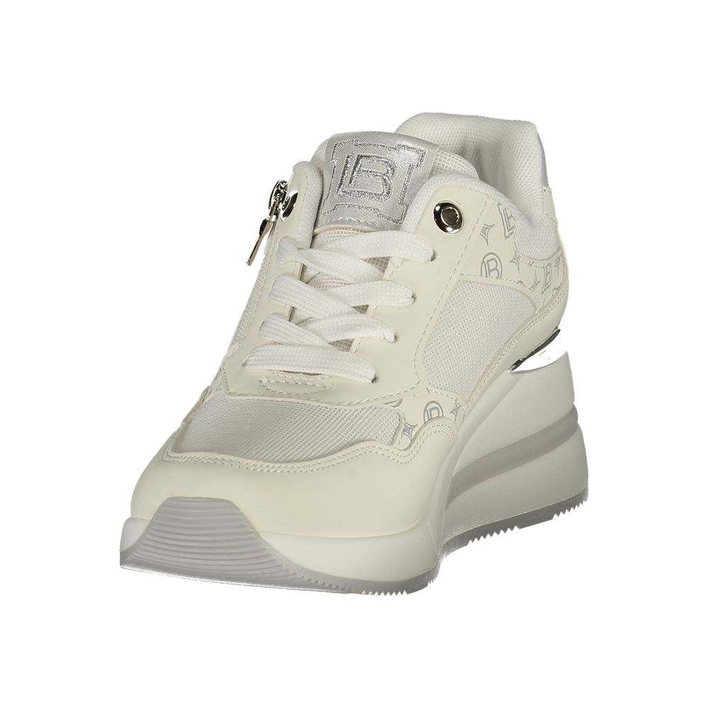 Baskets Laura Biagiotti femme en polyuréthane blanc – LA-48906