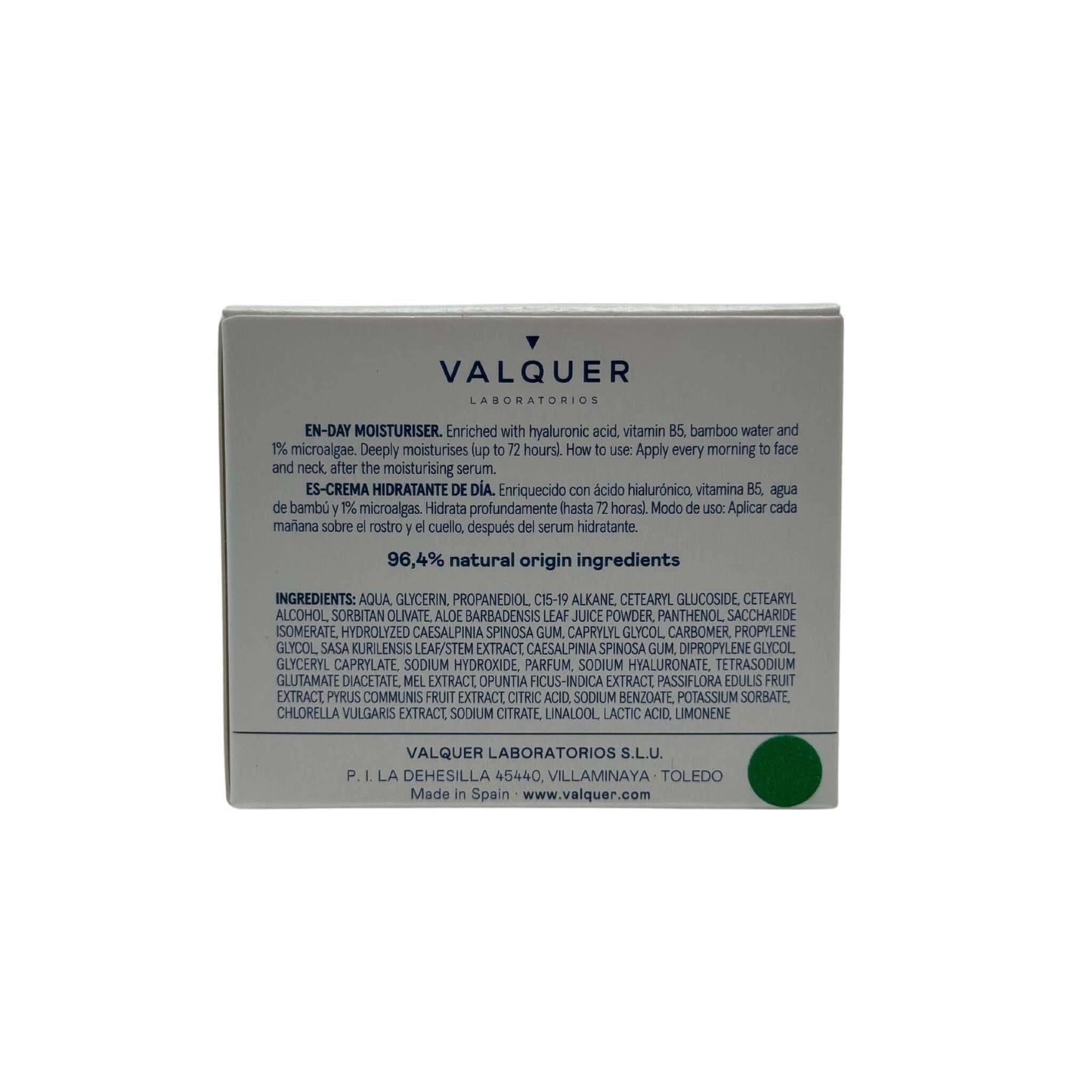 Crema facial hidratante de día - 50 ml by Valquer®
