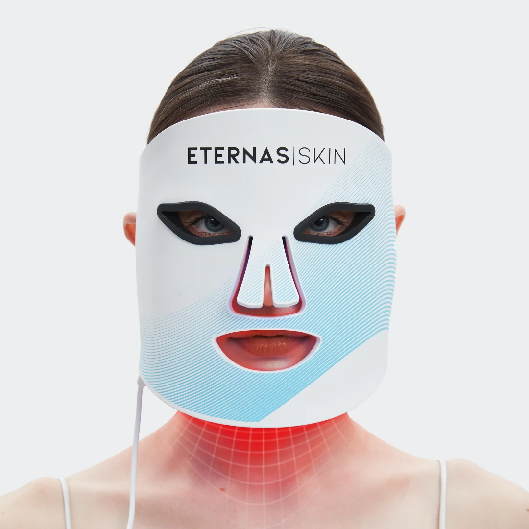 ETERNAS® Masque LED Infrarouge professionnel - 850nm Silicone de Qualité Médicale by Eternas