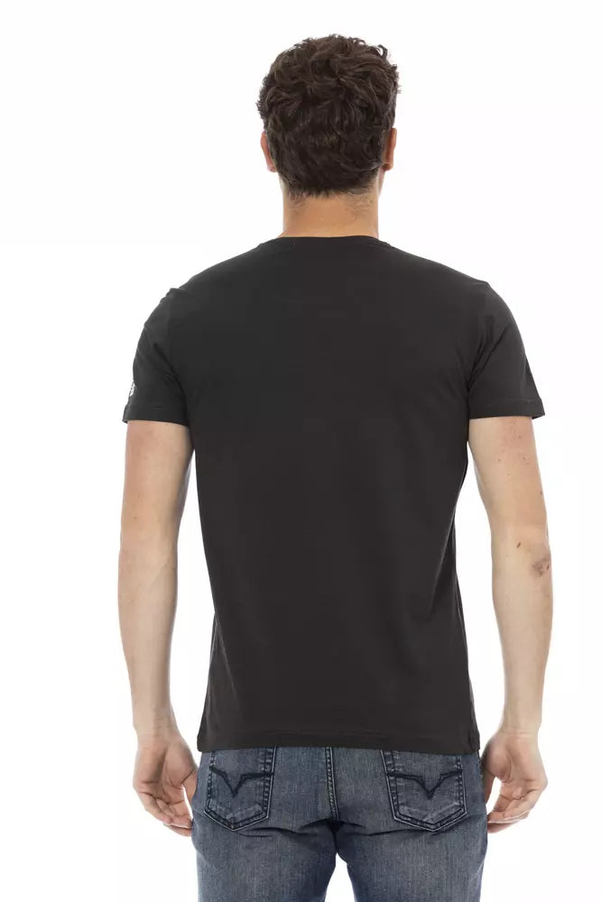 T-shirt Trussardi Action homme en coton et viscose noir – TR-22745