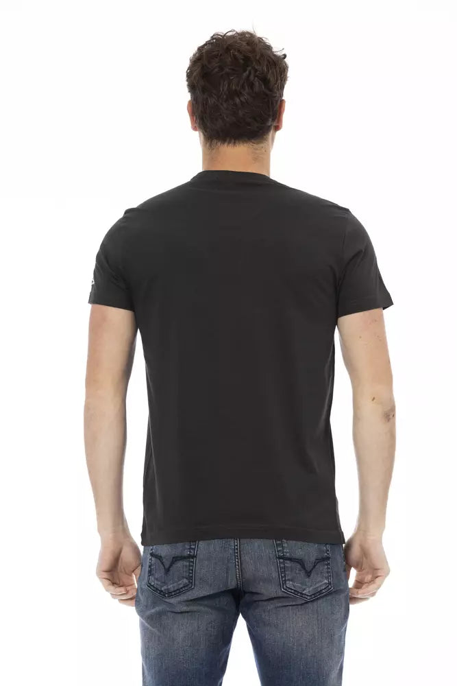 T-shirt Trussardi Action homme en coton et viscose noir – TR-22742